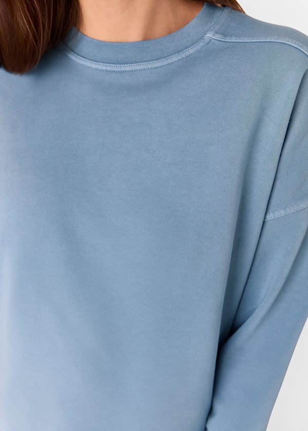 Blue Relaxed Sweat