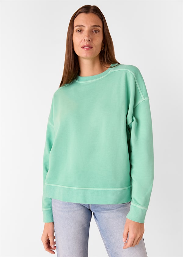 Green Relaxed Sweat