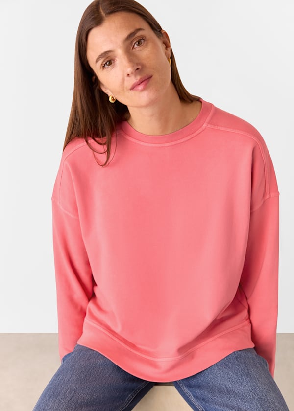 Pink Relaxed Sweat