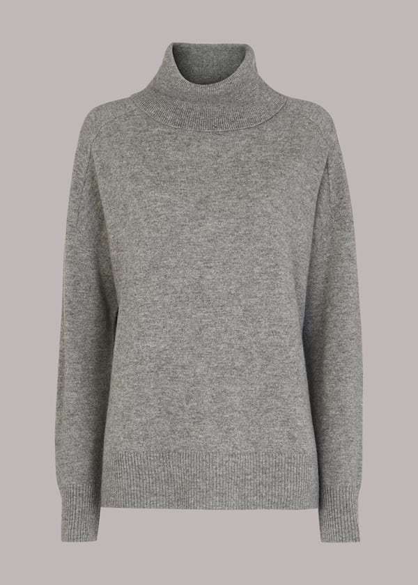 Cashmere Roll Neck Jumper