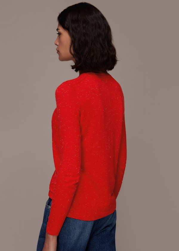 Red Annie Sparkle Knit