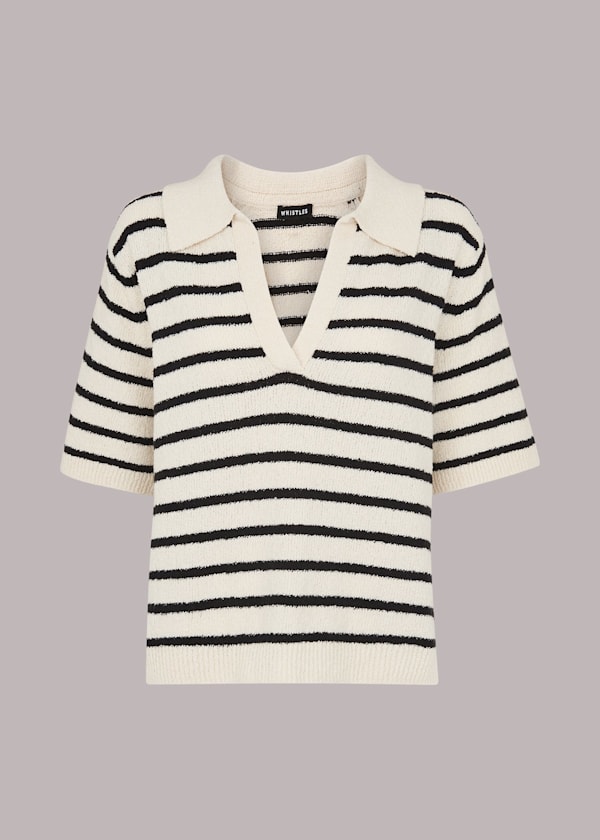 Ivory Iva Knitted Polo