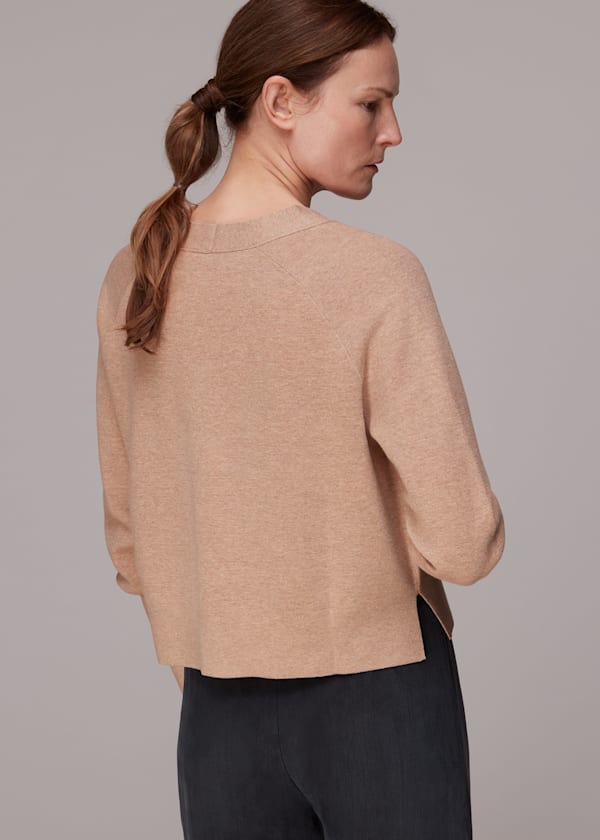 Neutral Button Through Cardigan