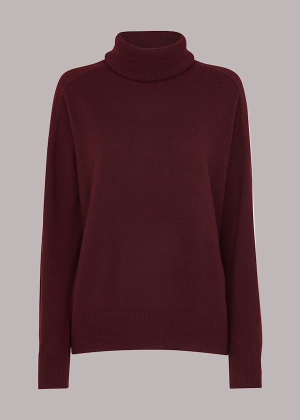 Cashmere Roll Neck Jumper