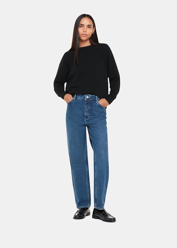 Black Ultimate Cashmere Crew Neck