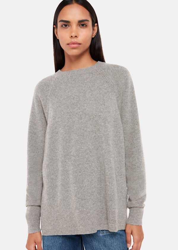 Grey Ultimate Cashmere Crew Neck
