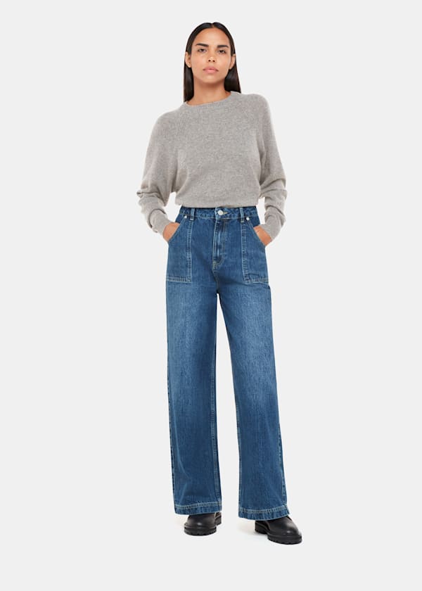 Grey Ultimate Cashmere Crew Neck