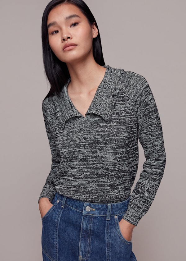 Frill Collar Sweater