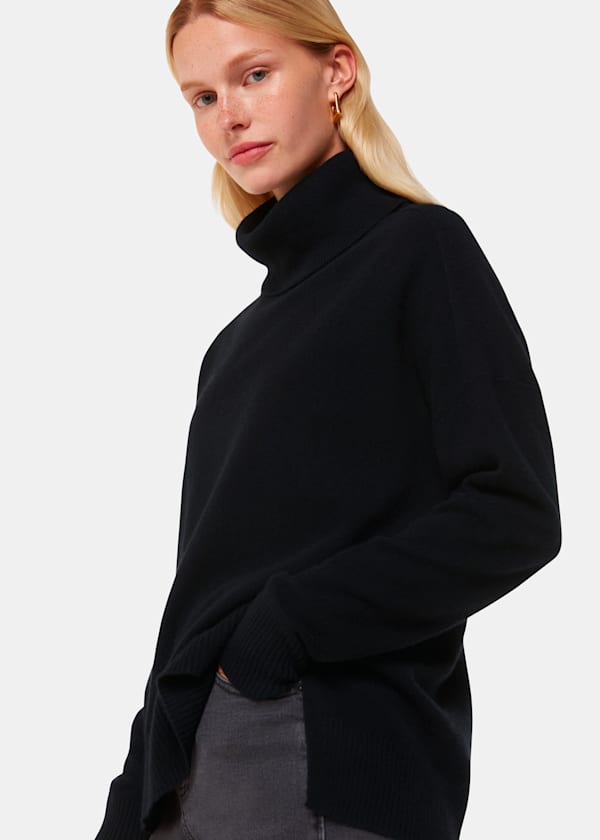 Cashmere Roll Neck