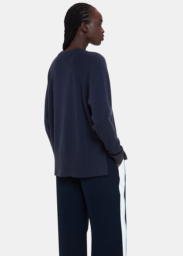 Navy Ultimate Cashmere Crew Neck