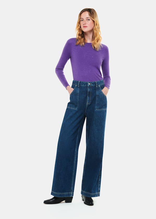 Purple Annie Sparkle Crew
