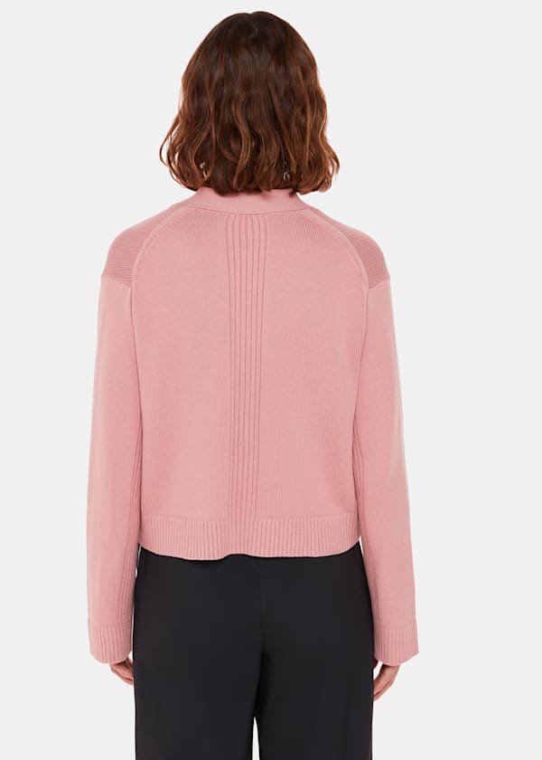 Dusty Pink Nina Button Front Cardigan