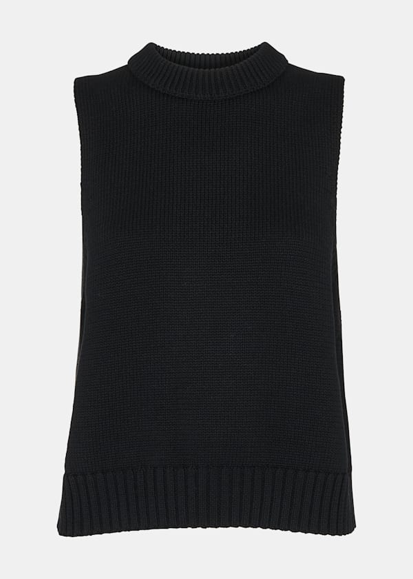 Black Indie Sweater Vest