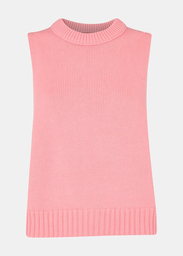 Pink Indie Rib Detail Tank