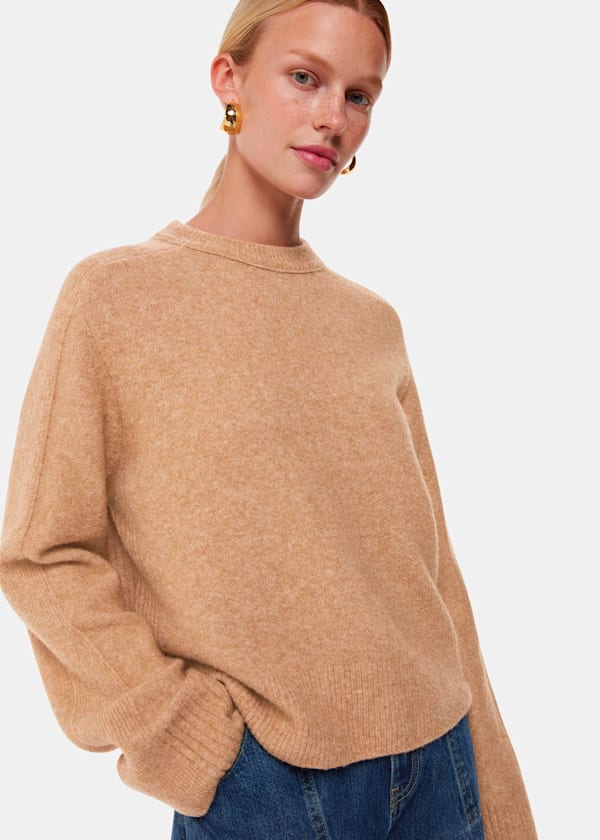 Alana Wool Mix Crew Neck