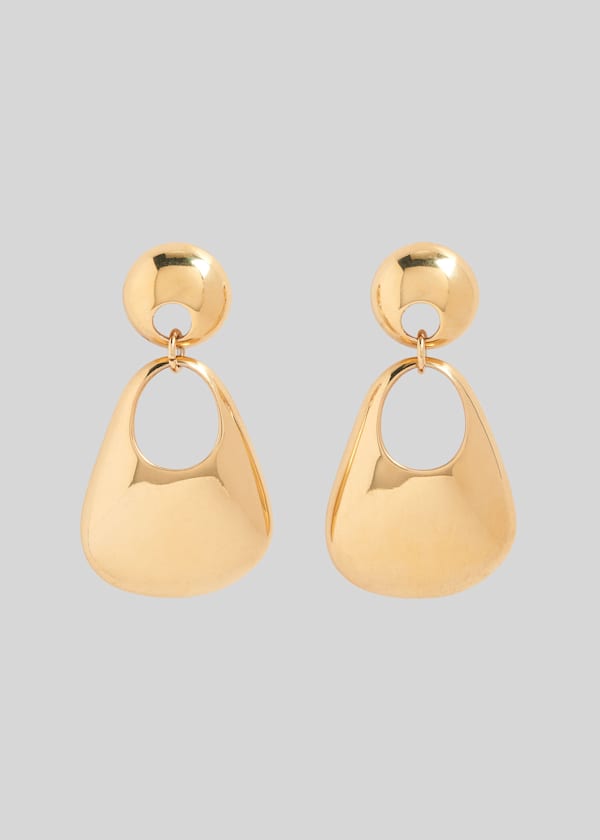 Gold Sculptural Earring