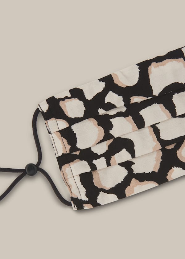 Multicolour Giraffe Print Face Covering