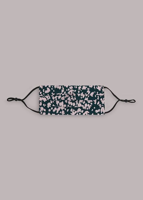 Leopard Print Dashed Animal Face Covering