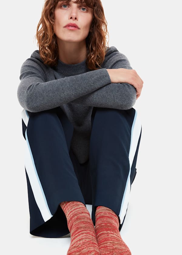 Red Chunky Marl Socks