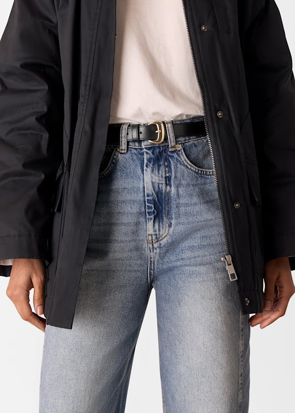 Black Slim Belt