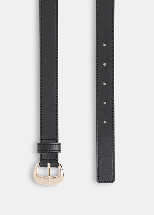 Black Slim Belt