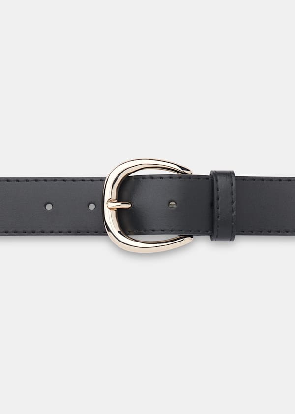 Black Wide Belt