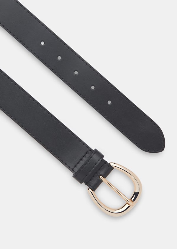 Black Wide Belt