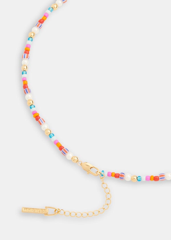 Pink Beaded Necklace
