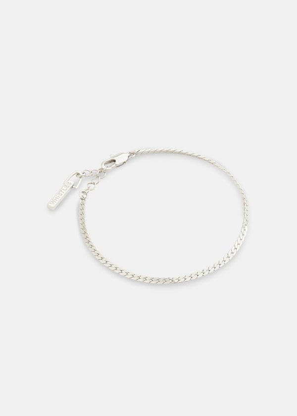Silver Classic Snake Chain Bracelet