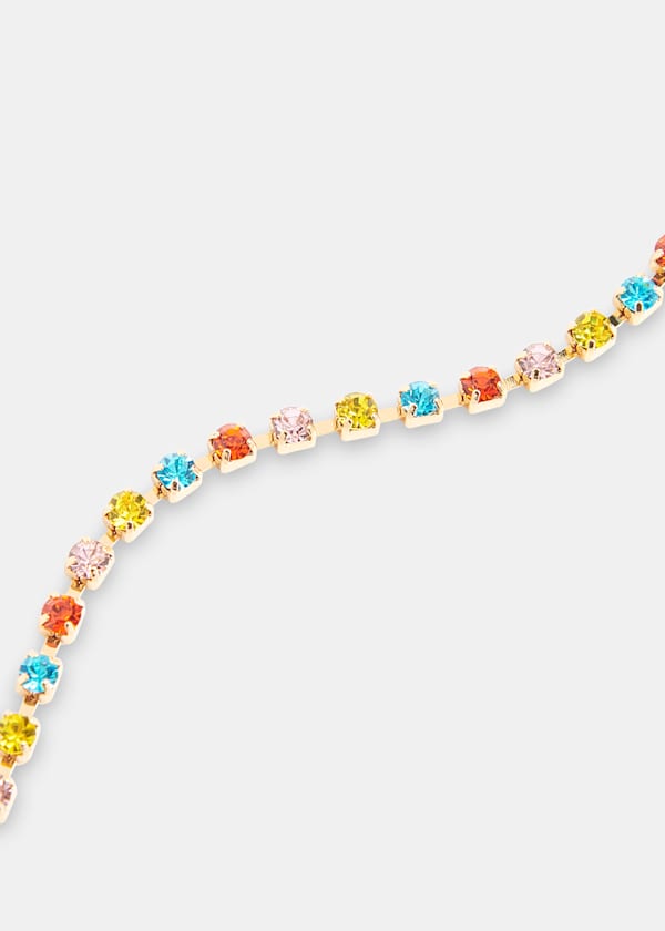 Multicolour Gem Tennis Bracelet