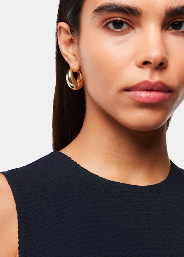 Chunky Curved Earring