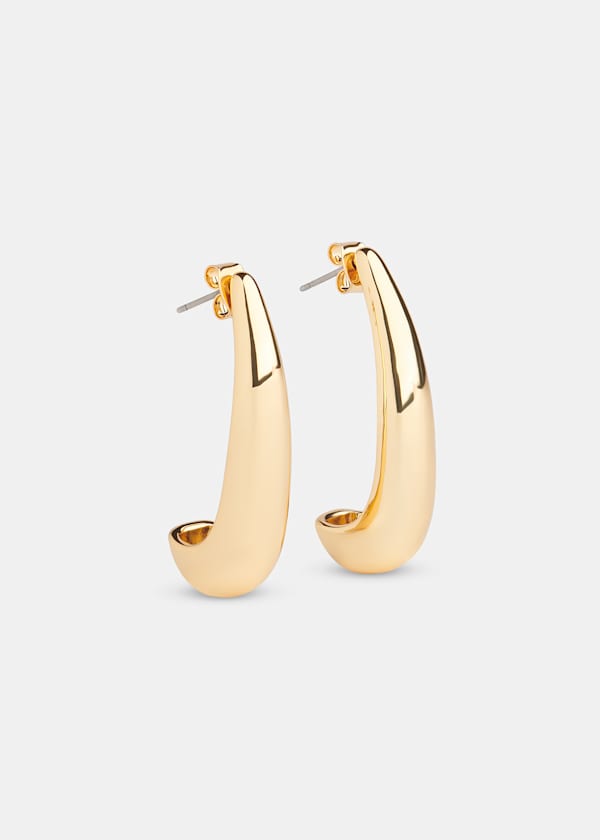 Long Curved Earring