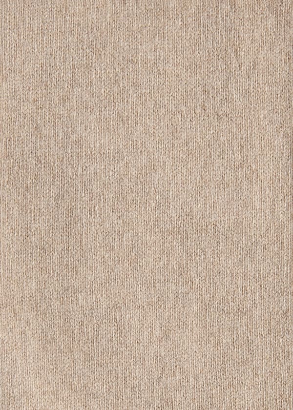 Taupe Cashmere Wool Blend Mittens