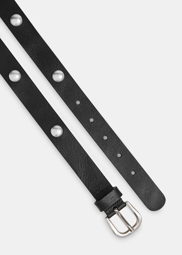 Black Studded Belt