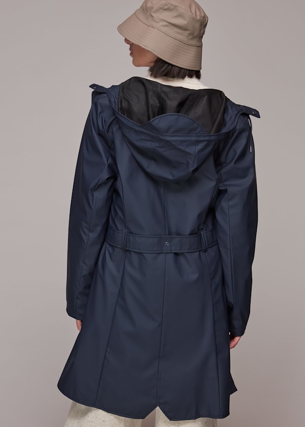 Navy Rains Curve Jacket