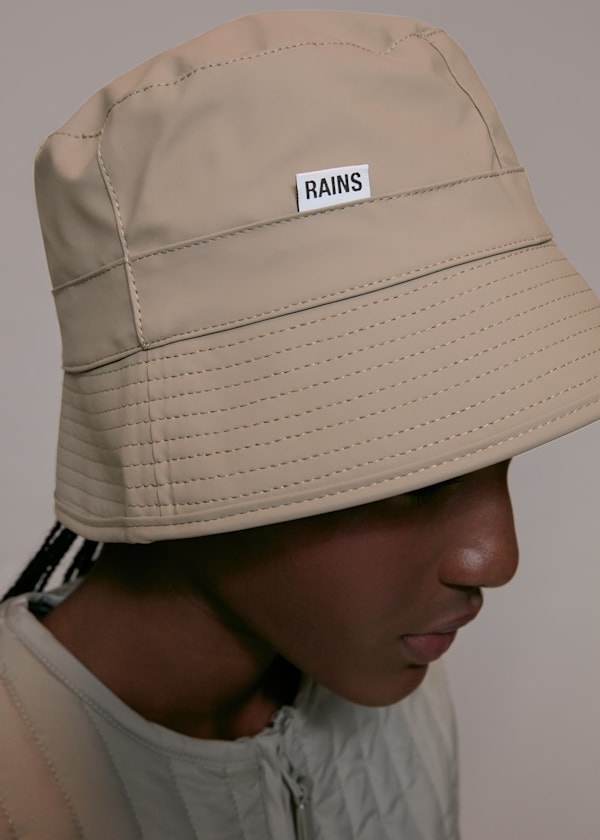 Taupe Rains Bucket Hat