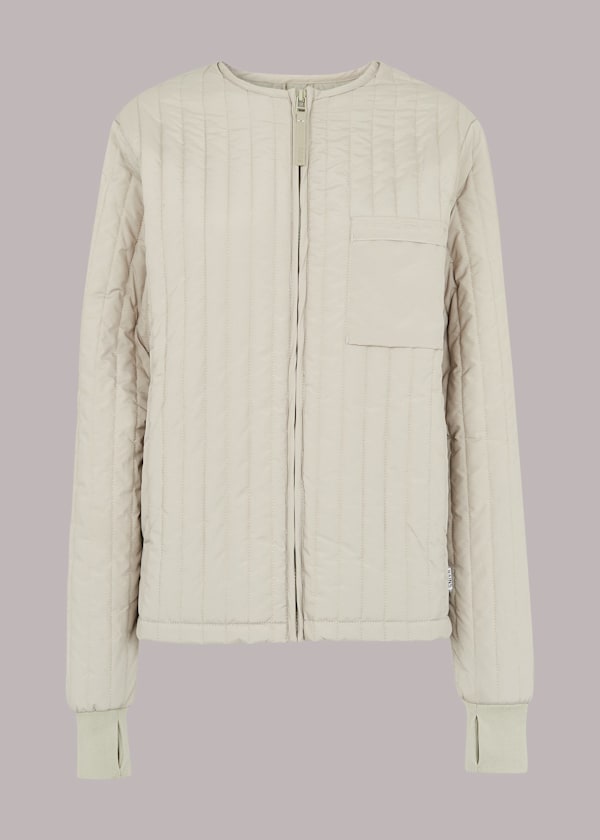 Grey Rains Zip Liner Jacket