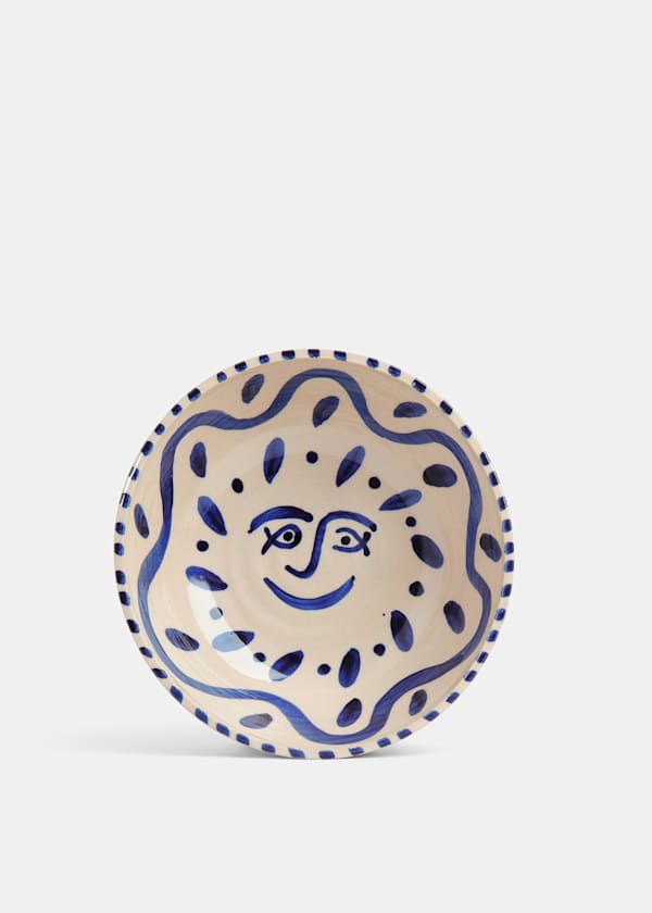 Blue KS Sciacca Serving Bowl
