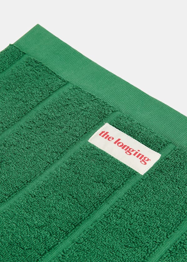 Dark Green The Longing Bath Sheet