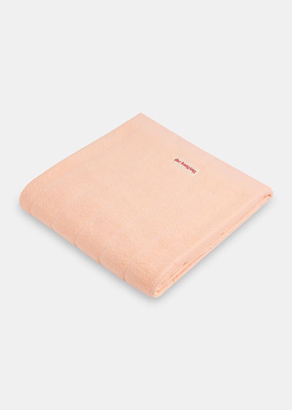 Peach The Longing Bath Sheet