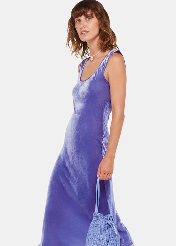 Women s Purple Dresses Midi Mini Maxi Whistles UK