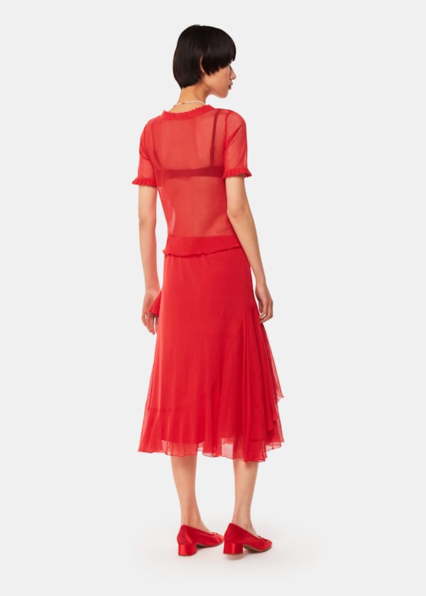 Red Hai Cecilia Skirt