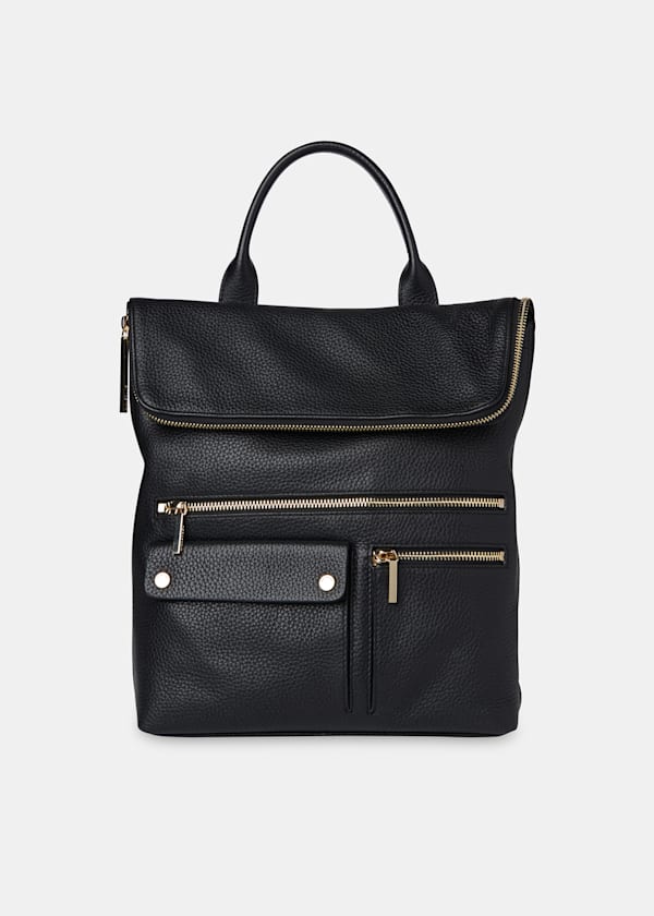 Black Farrow Pocket Detail Backpack