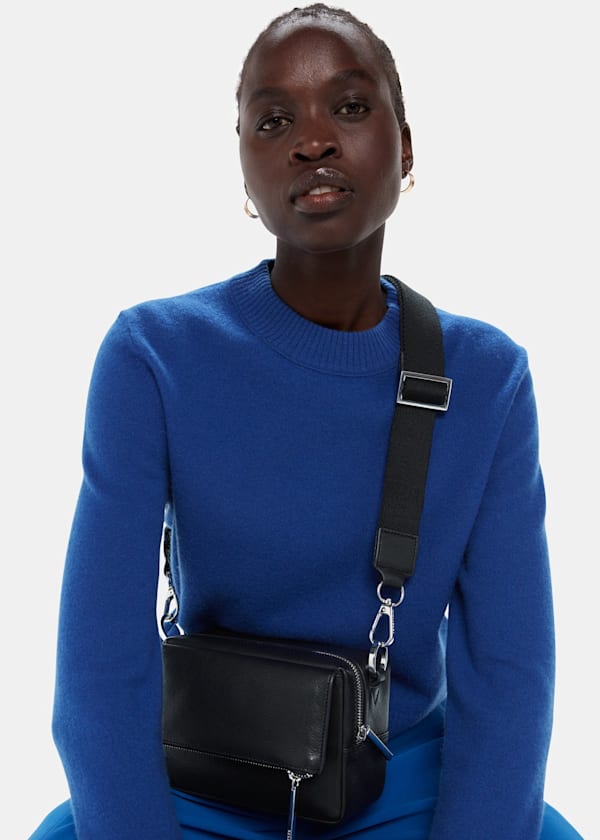 Black Bibi Crossbody Bag