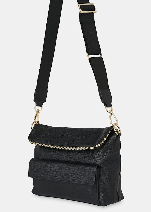 Black Vida Crossbody Bag