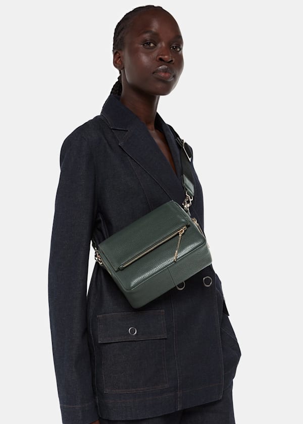 Green Bibi Crossbody Bag