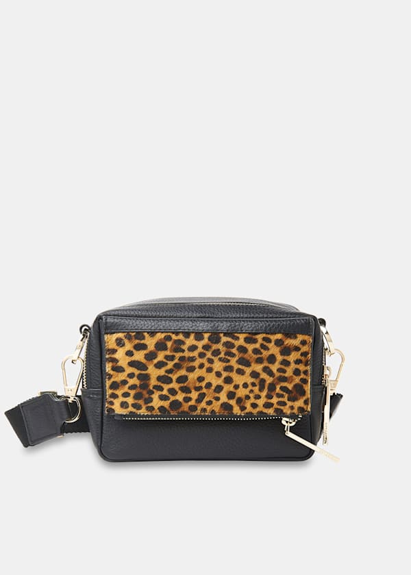 Bibi Leopard Crossbody Bag