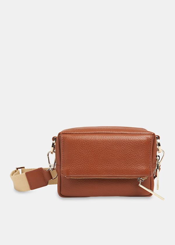 Tan Bibi Crossbody Bag