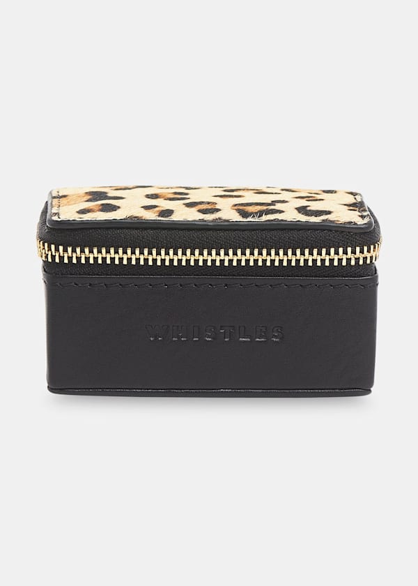 Leopard Print Dee Mini Jewellery Box