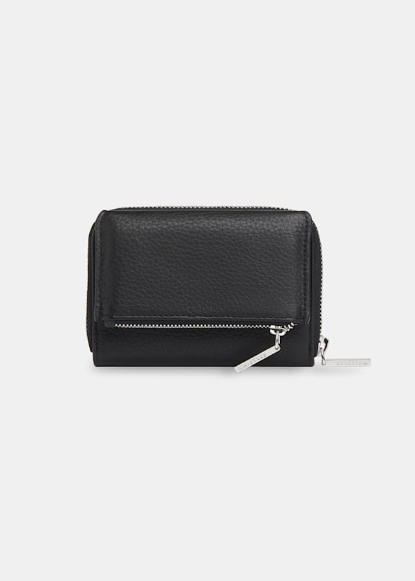 Black Bibi Zip Purse